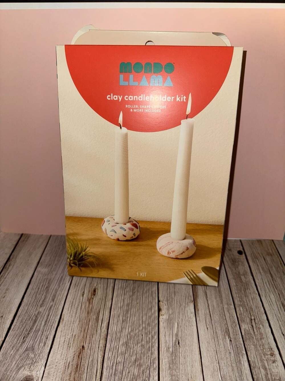 Mondo Llama Clay Candleholder Kit